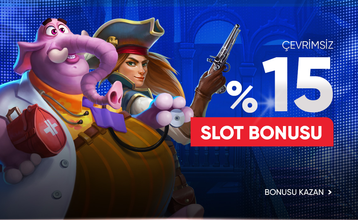 ilkbet %15 casino slot bonusu