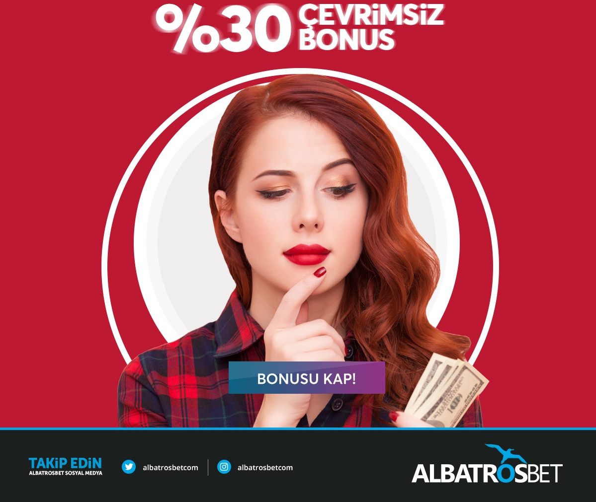 albatrosbet %30 çevrim şartsız bonus