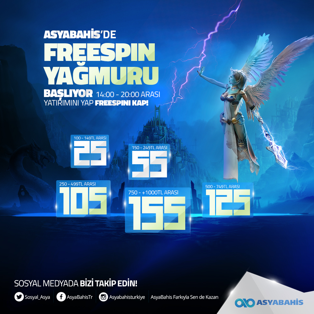 asyabahi freespin yağmuru