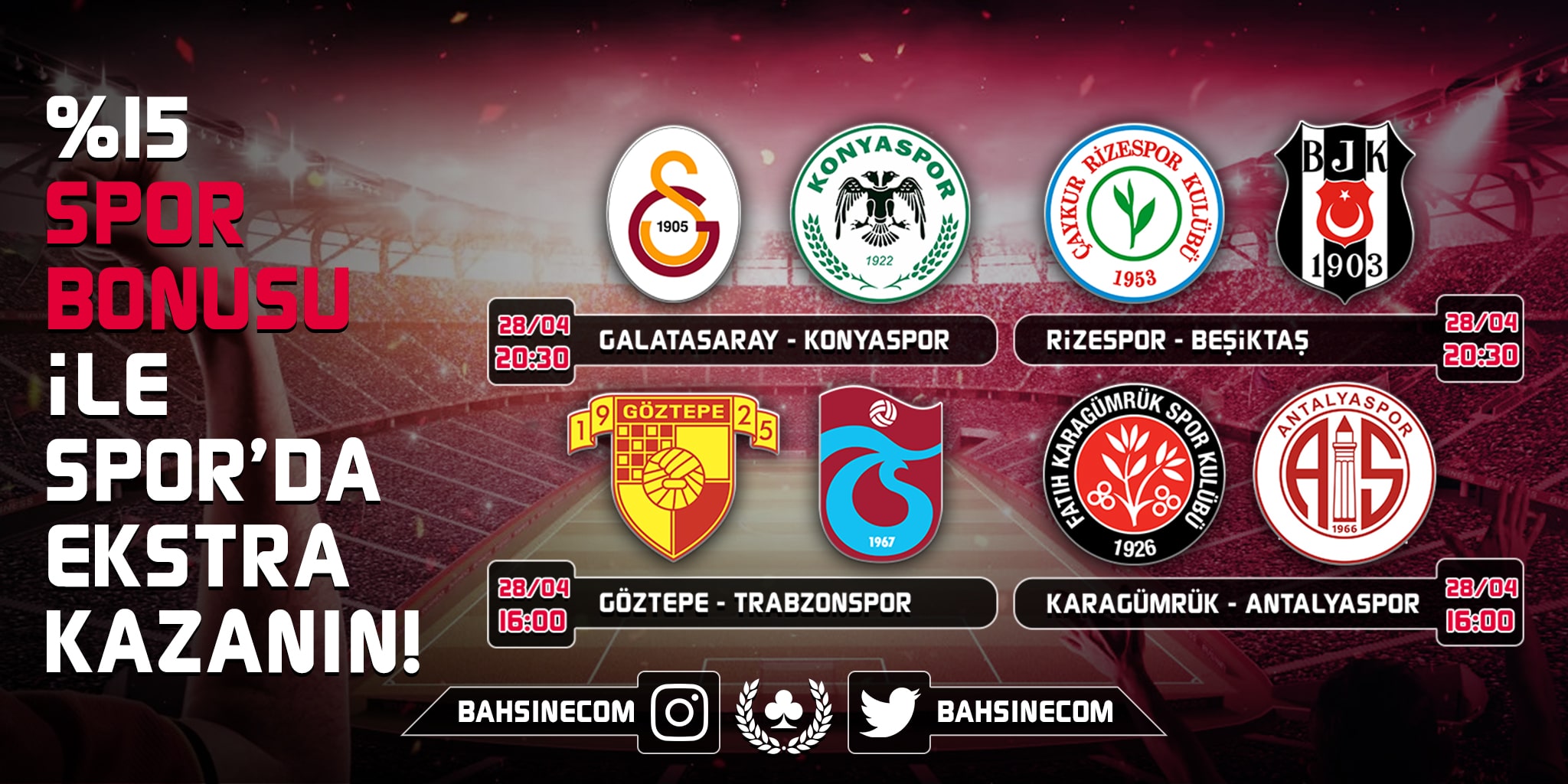 Bahsine SüperLig %15 bonus.jpg