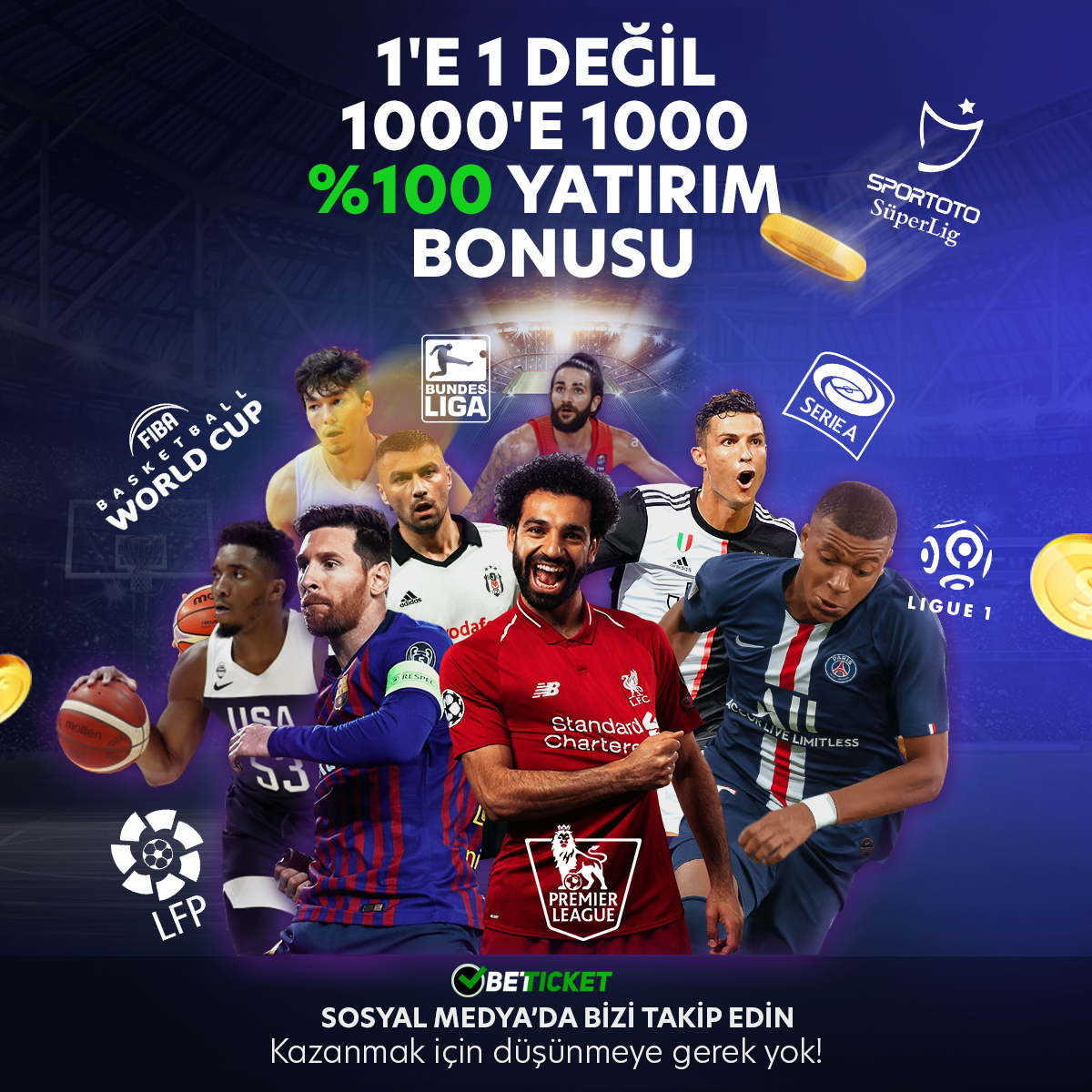 bettiket %100 bonus