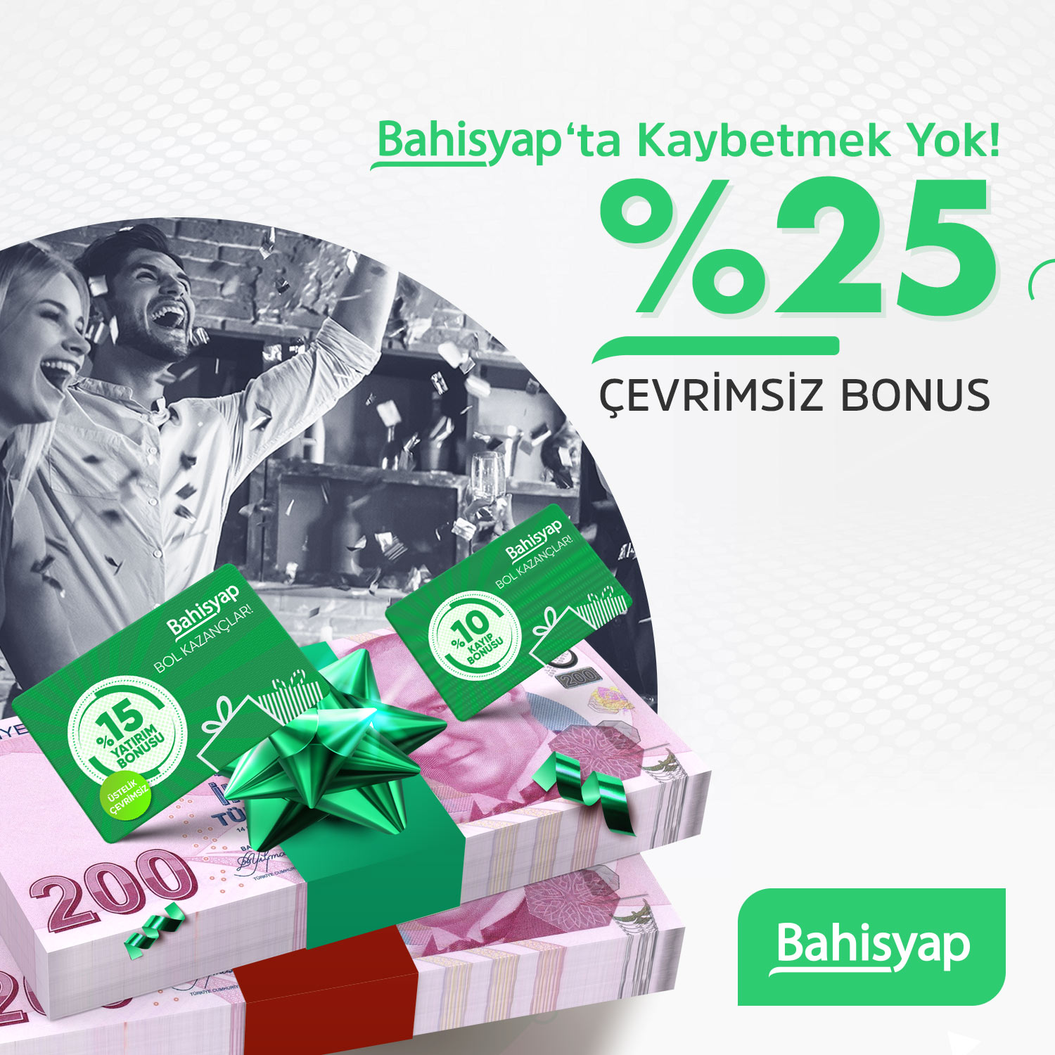 %25 çevrimsiz bonuys