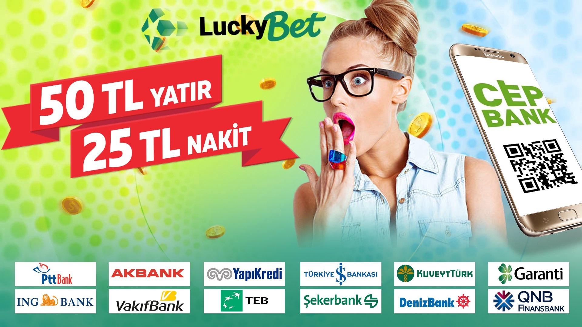 Luckybet cepbank 50 tl yatırma