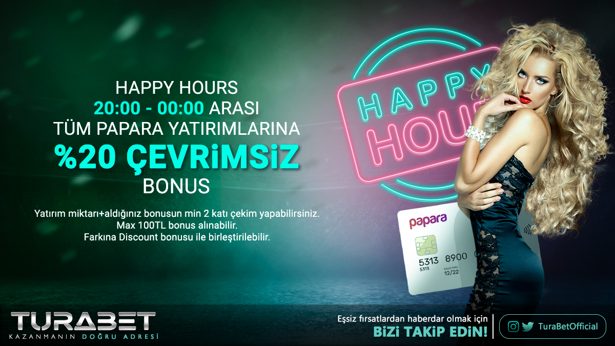 turabet happy hours