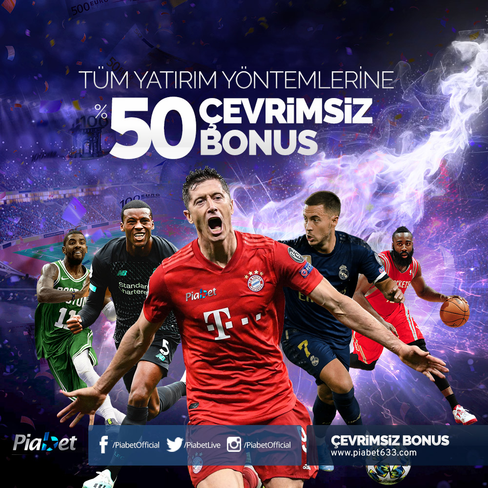 piabet %50 çevrim şartsız bonus