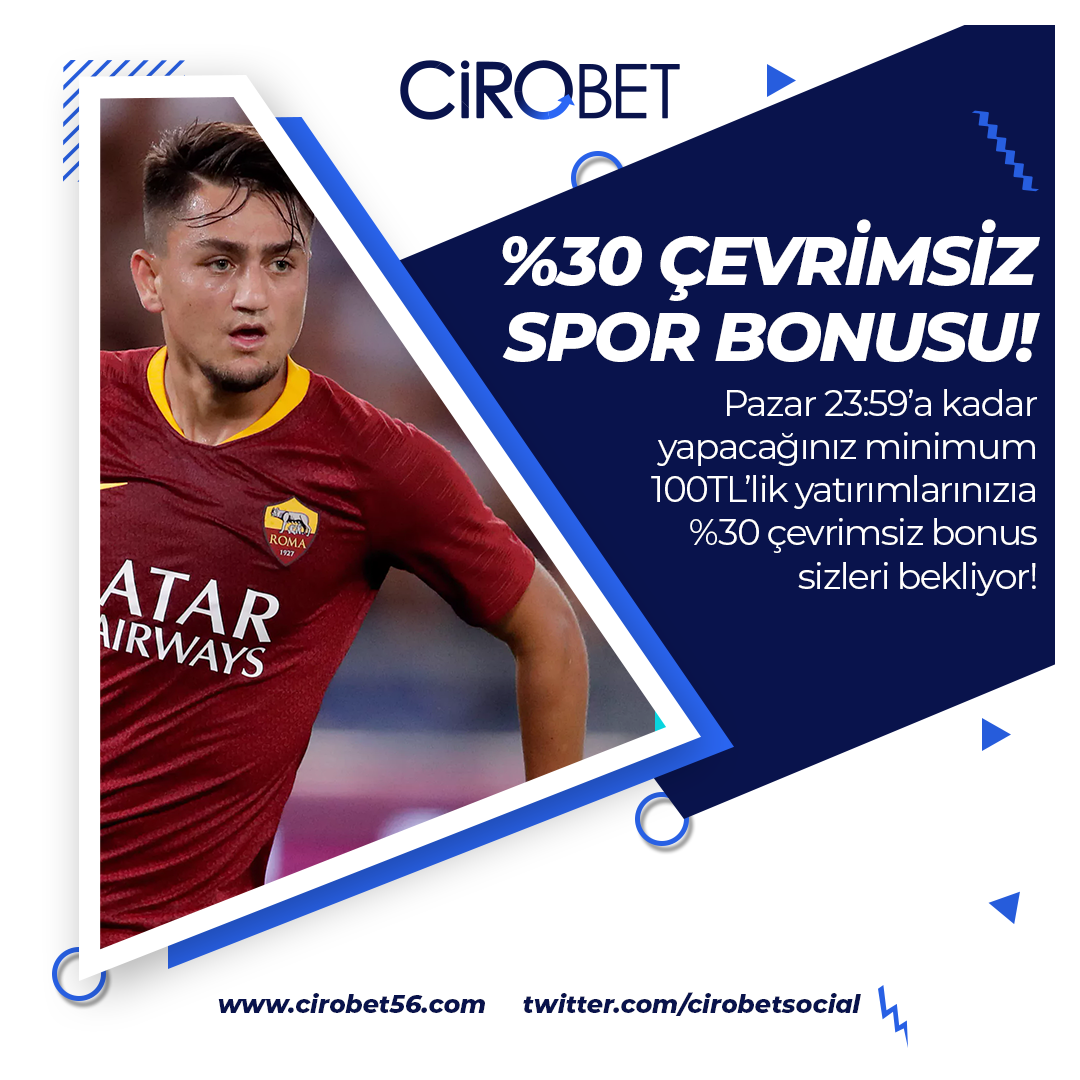 cirobet %30 çevrimsiz spor bonusu