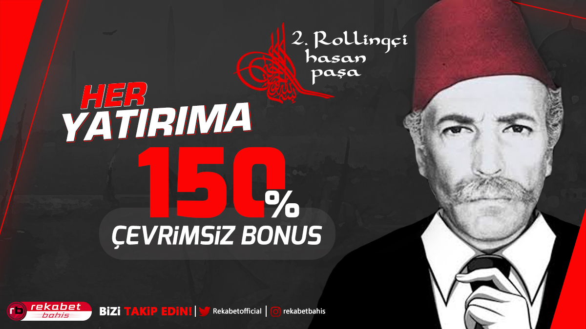rekabetbahis %150 çevrim şartsız bonus