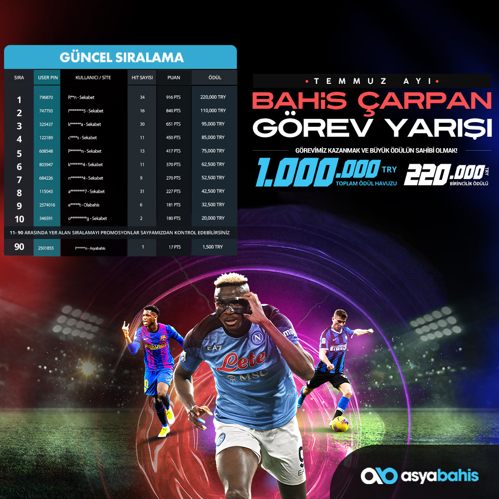 TEMMUZ AYI BAHİS ÇARPAN GÖREV YARIŞI TOPLAM ÖDÜL HAVUZU 1.000.000 TRY !.jpg