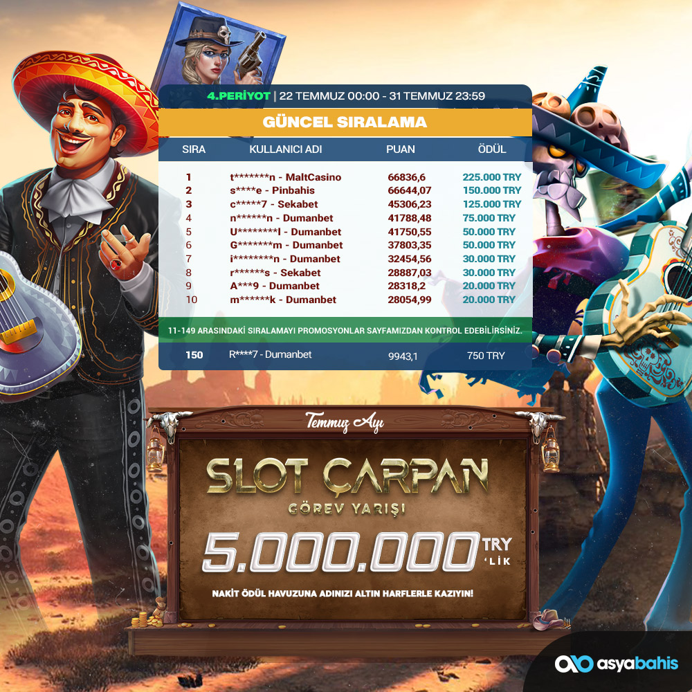 TEMMUZ AYI SLOT ÇARPAN GÖREV YARIŞI TOPLAM ÖDÜL HAVUZU 5.000.000 TRY !.jpg